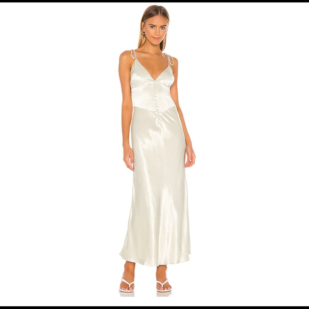 Zelda Slip Dress in Pistachio
Bardot 10/L